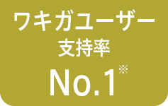 ワキガユーザー支持率No.1